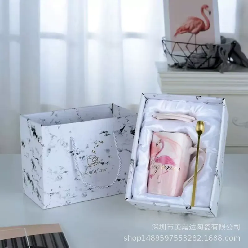 Porcelain Marble Mug tableware view 4