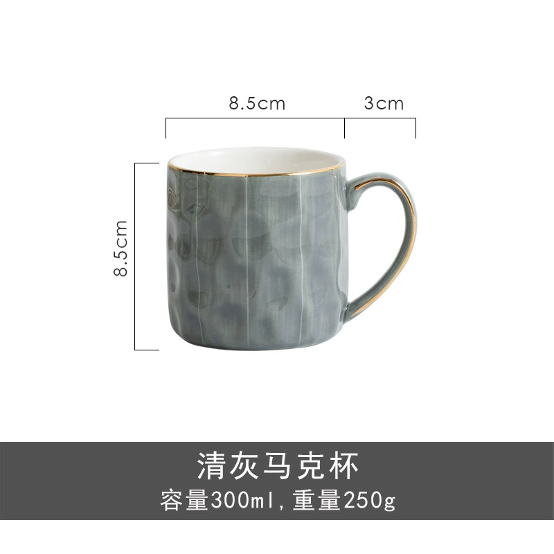Gold Rim Ceramic Dinnerware Set tableware view 12