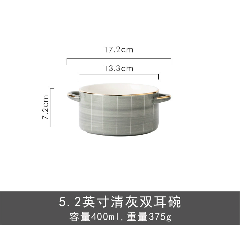 Ceramic Soup Bowl with Lid tableware view 6