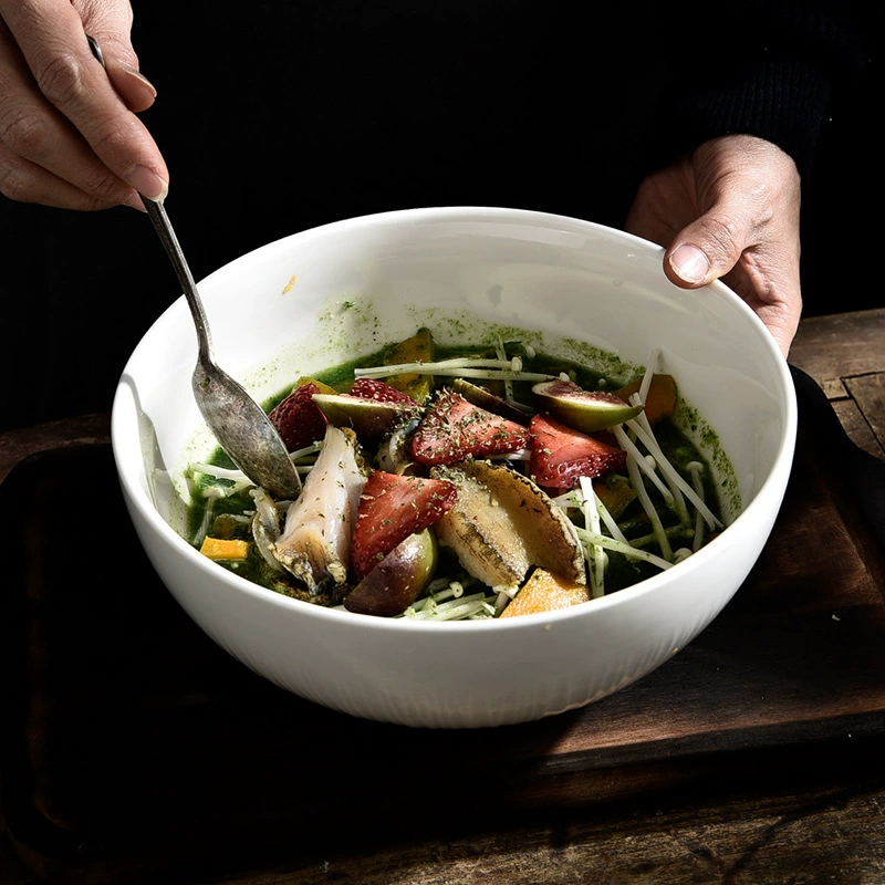 Solid Color Ceramic Bowl tableware view 2