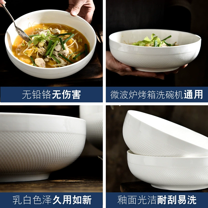 وعاء سيراميك بنقش شبكي إسكندنافي tableware view 3