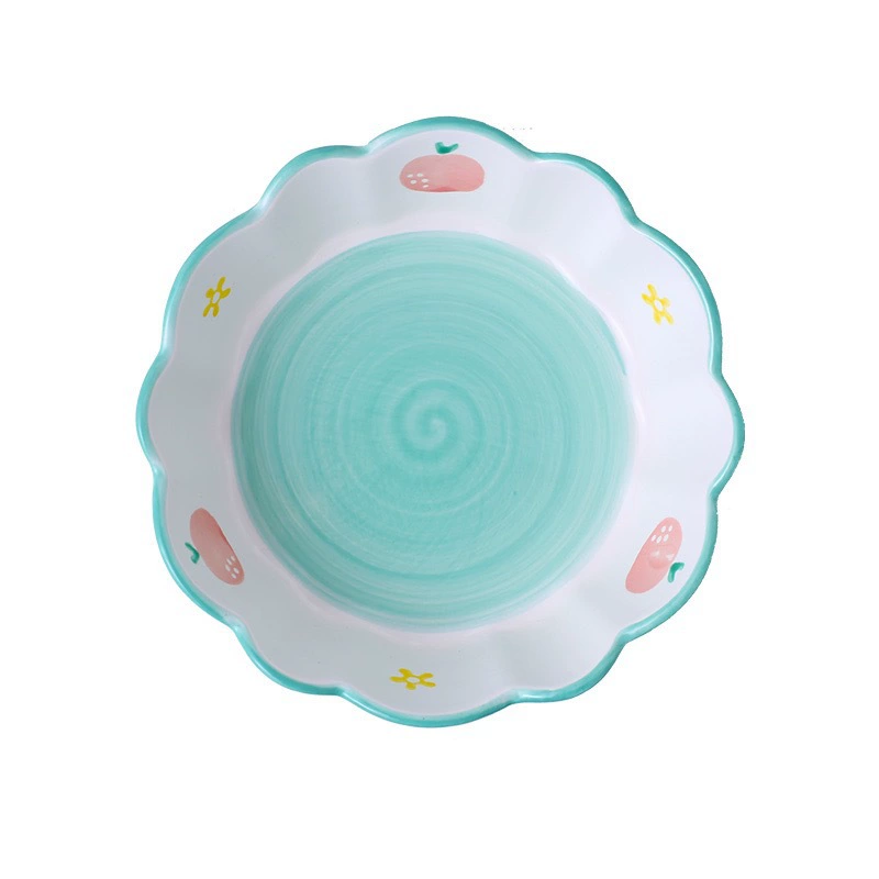 Tigela de cerâmica gato e cachorro tableware view 5