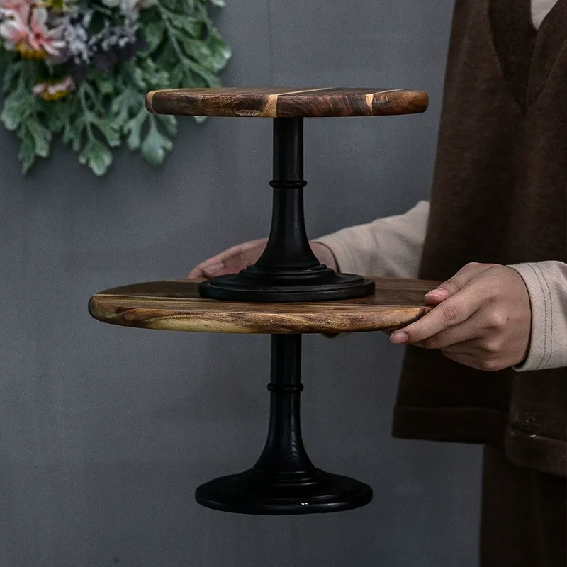 Pastelero de madera tableware view 4