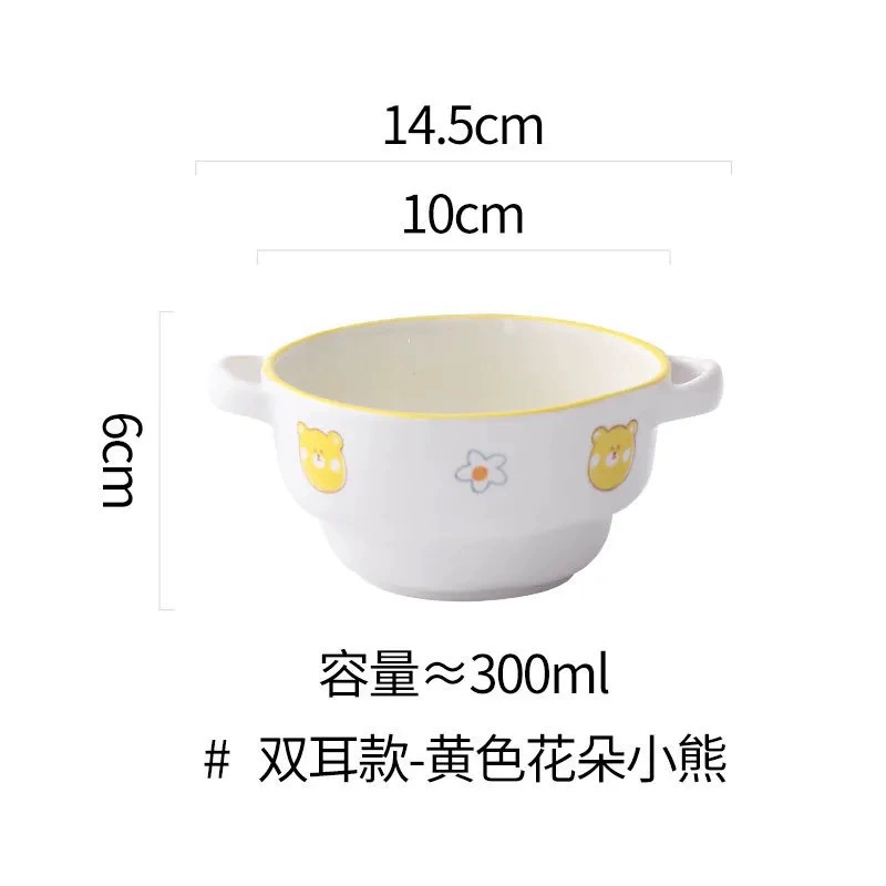 Керамическая миска для пудинга, ручная роспись tableware view 7