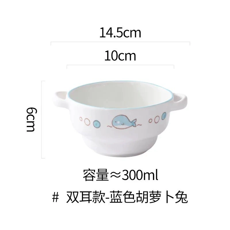 Керамическая миска для пудинга, ручная роспись tableware view 9
