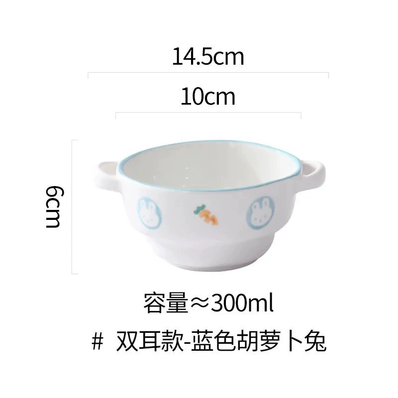 Керамическая миска для пудинга, ручная роспись tableware view 11