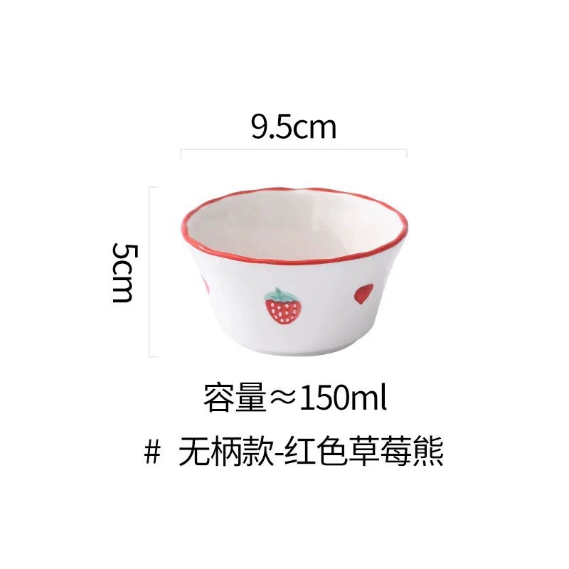 Керамическая миска для пудинга, ручная роспись tableware view 12