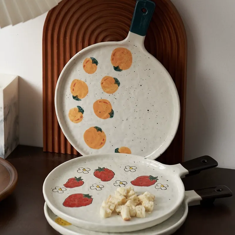 Hand-Painted Plate tableware view 2