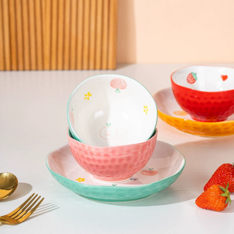 4.5 inch 귀여운 세라믹 볼 tableware view 3