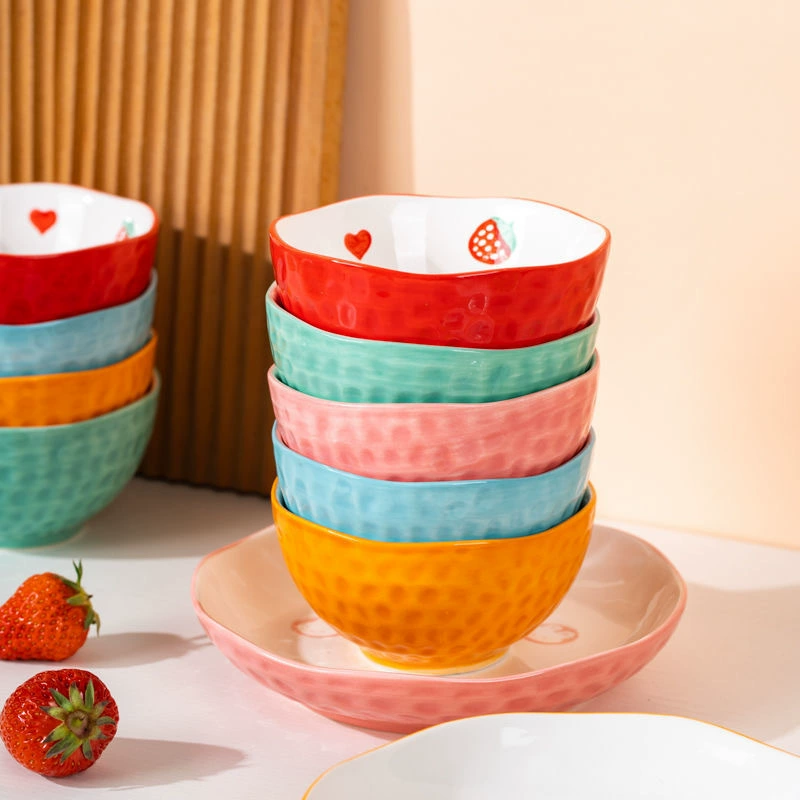 4.5 inch 귀여운 세라믹 볼 tableware view 4