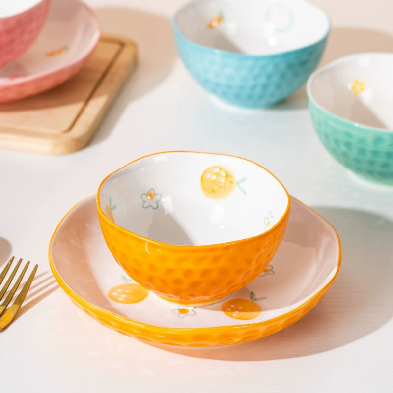 4.5 inch 귀여운 세라믹 볼 tableware view 5