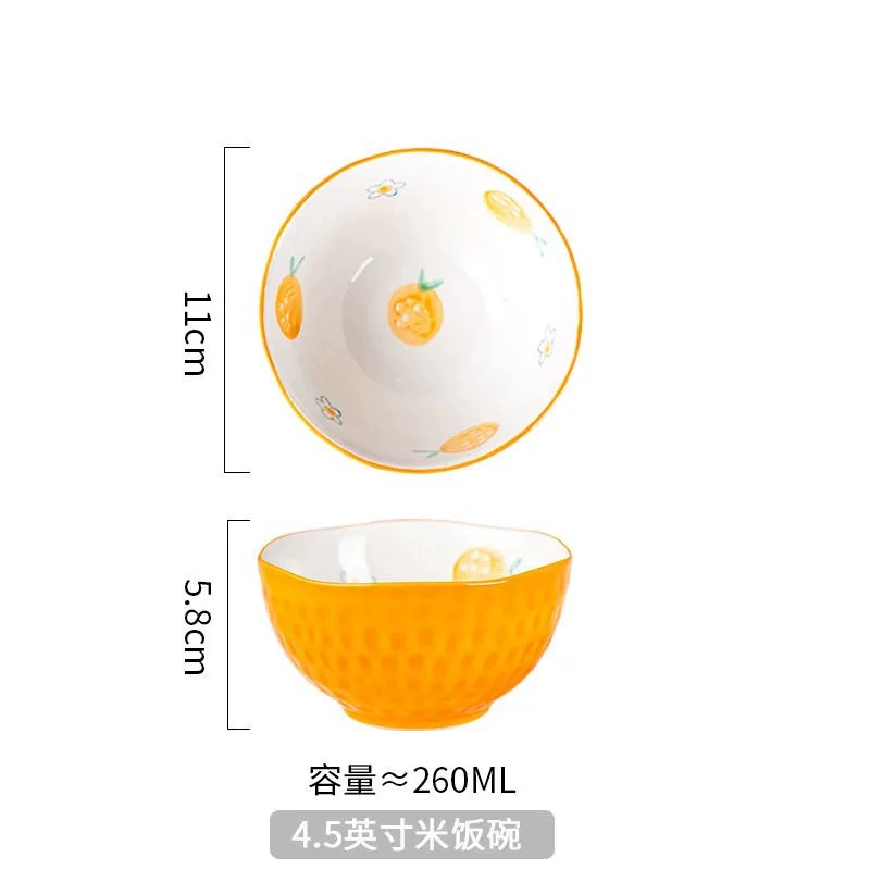 4.5 inch 귀여운 세라믹 볼 tableware view 8