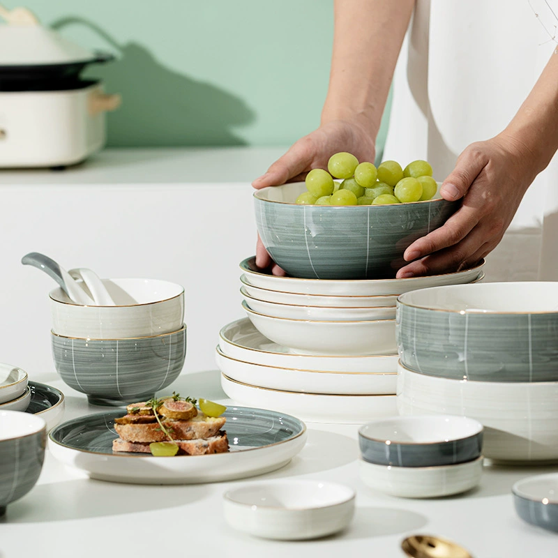 Service de table en céramique nordique tableware view 2