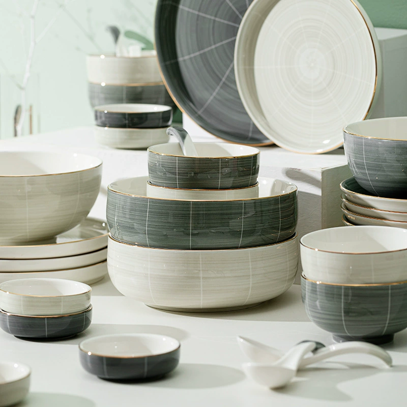 Service de table en céramique nordique tableware view 4