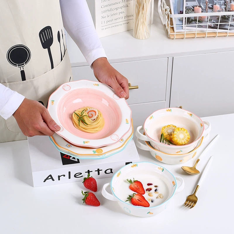 Hand-Painted Ceramic Tableware Set tableware view 3