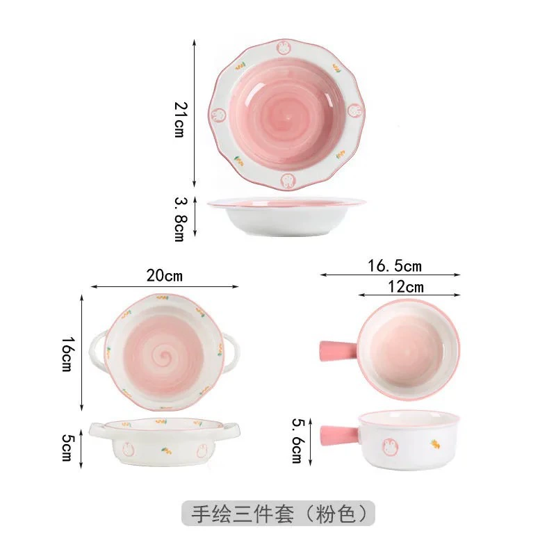 Hand-Painted Ceramic Tableware Set tableware view 5