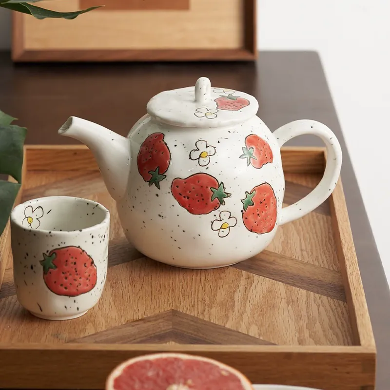 Hand-Painted Teapot Set tableware view 2