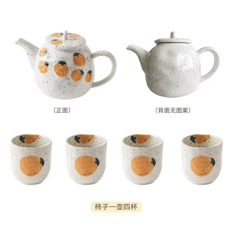 Hand-Painted Teapot Set tableware view 6