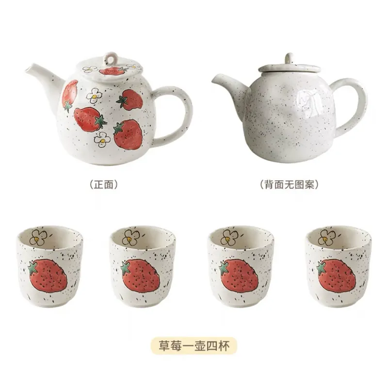 Hand-Painted Teapot Set tableware view 7