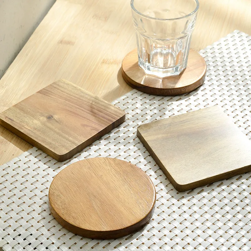 Wooden Coasters tableware view 2