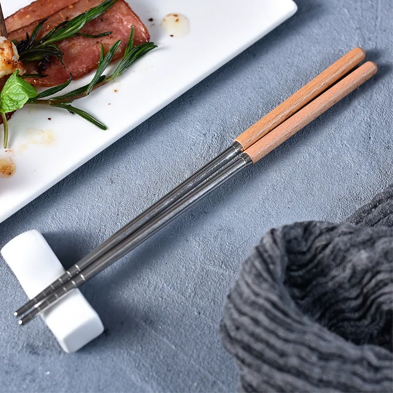 Natural Bamboo Chopsticks tableware view 4