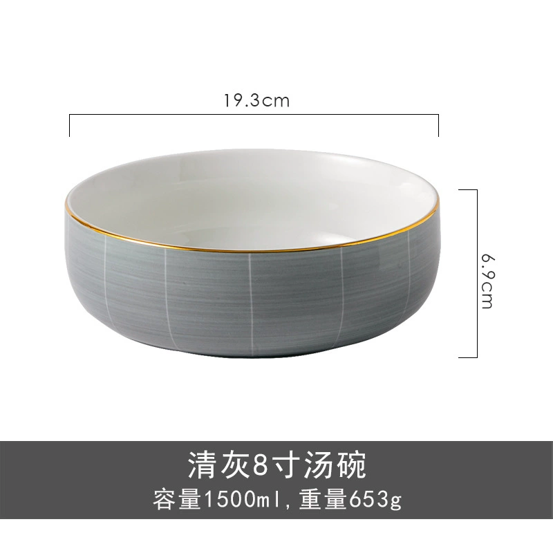 Nordic Ceramic Dinnerware Set tableware view 8