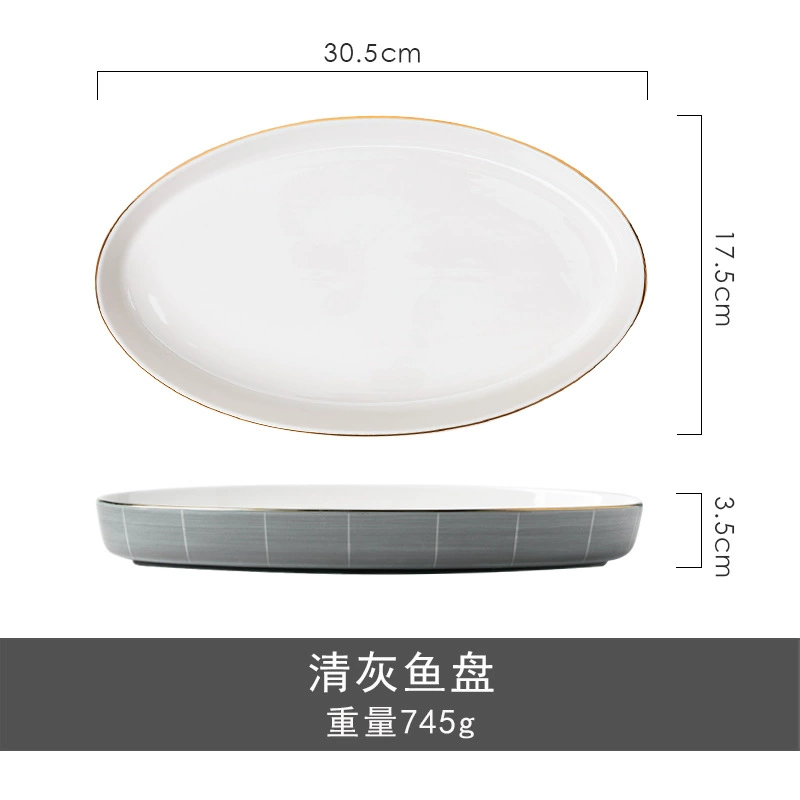 Nordic Ceramic Dinnerware Set tableware view 12
