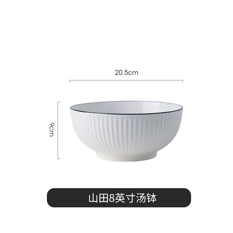Nordic Style Porcelain Dinnerware Set tableware view 8
