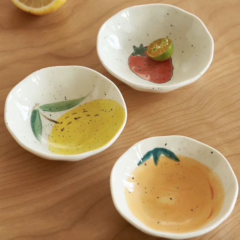 Hand-Painted Irregular Plate