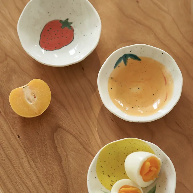 Hand-Painted Irregular Plate tableware view 2