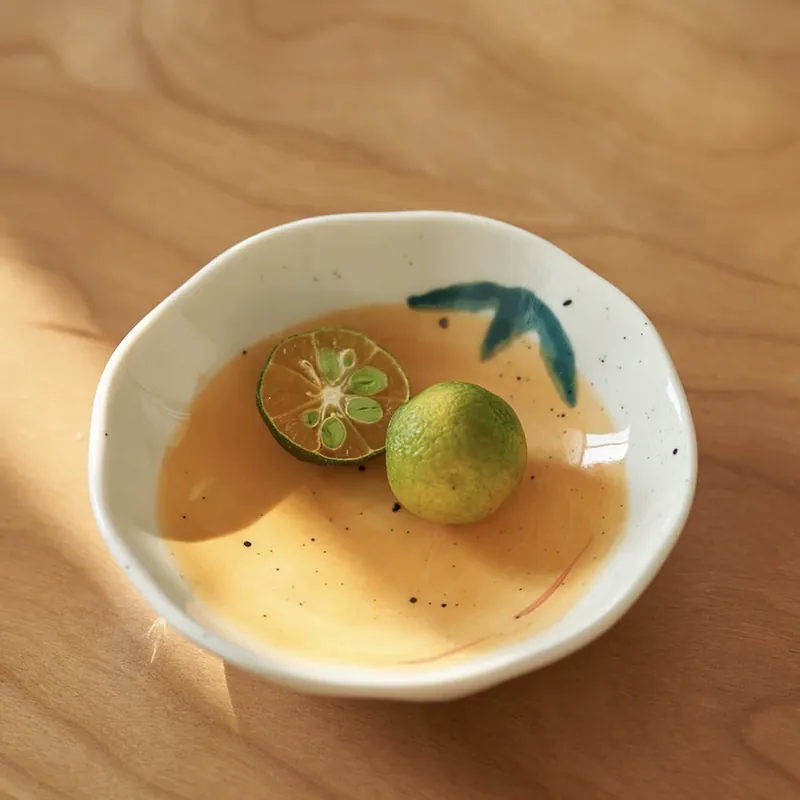 Hand-Painted Irregular Plate tableware view 4