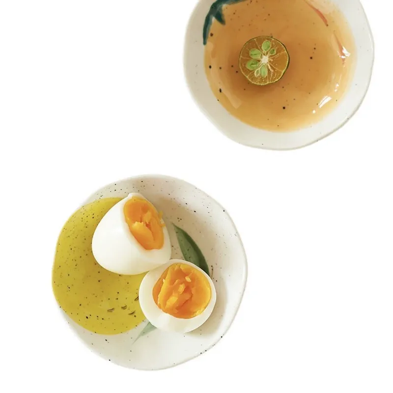 Hand-Painted Irregular Plate tableware view 5