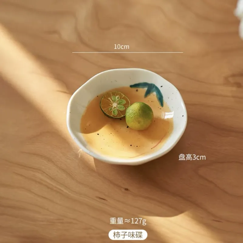 Hand-Painted Irregular Plate tableware view 7