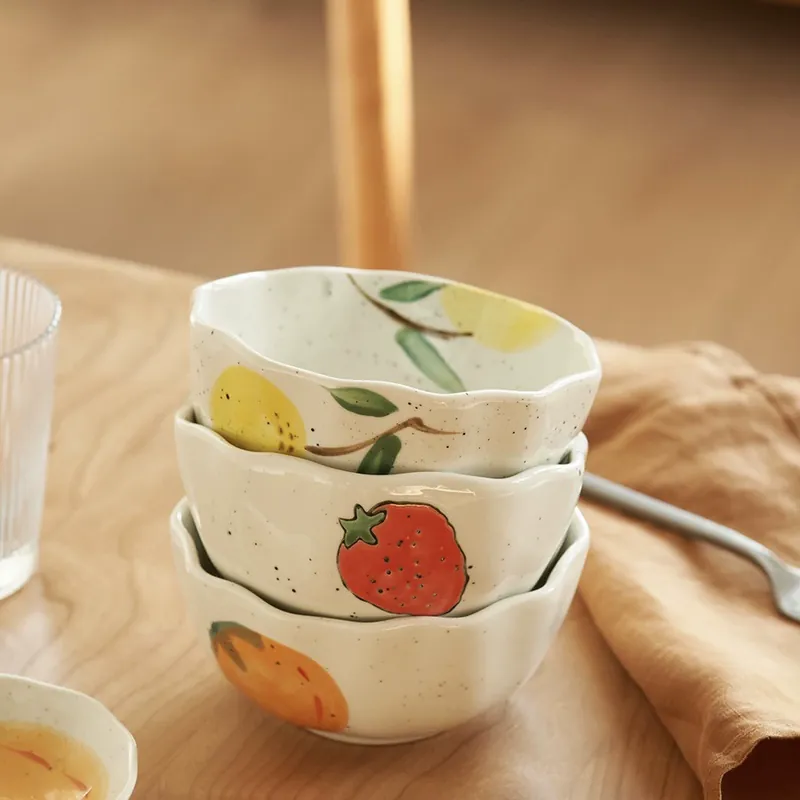 핸드페인팅 밥그릇 tableware view 2