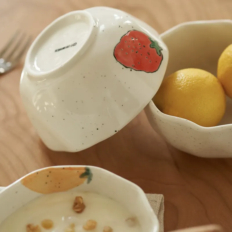 핸드페인팅 밥그릇 tableware view 4