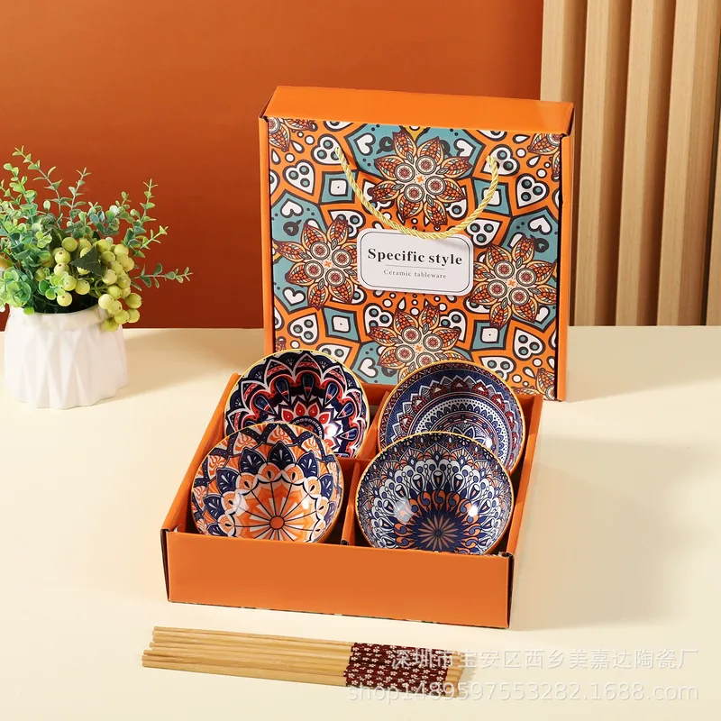 Porcelain Dinnerware Set Gift Box tableware view 3