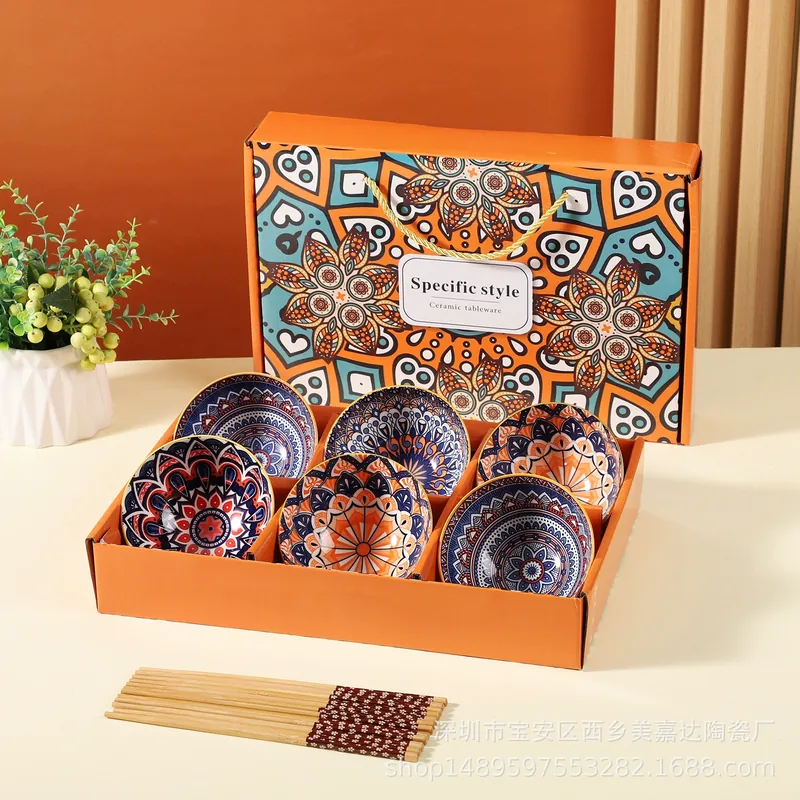 Porcelain Dinnerware Set Gift Box tableware view 4