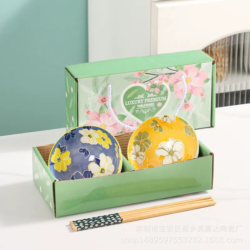 Porcelain Dinnerware Set Gift Box tableware view 9