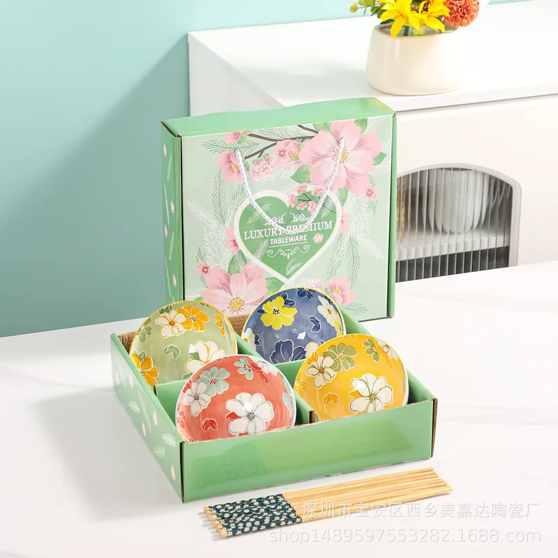 Porcelain Dinnerware Set Gift Box tableware view 10