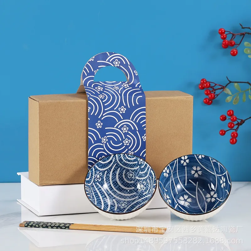 Vajilla de porcelana en caja de regalo tableware view 2