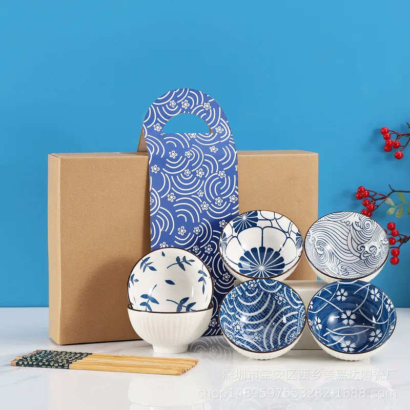 Vajilla de porcelana en caja de regalo tableware view 4
