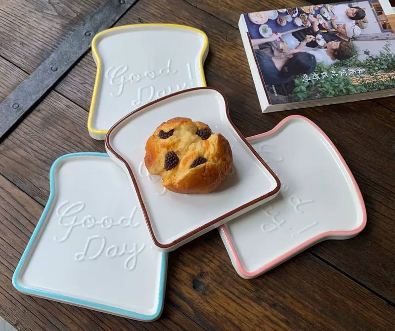 European Ceramic Bread Plate