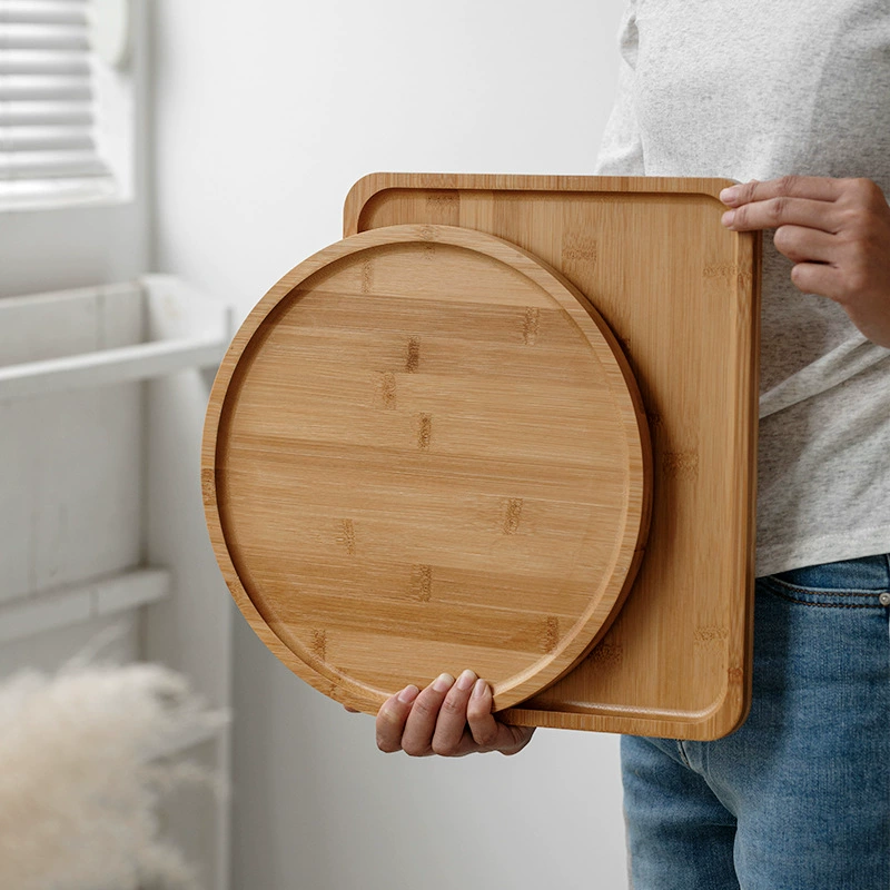 Wooden Tea Tray tableware view 3