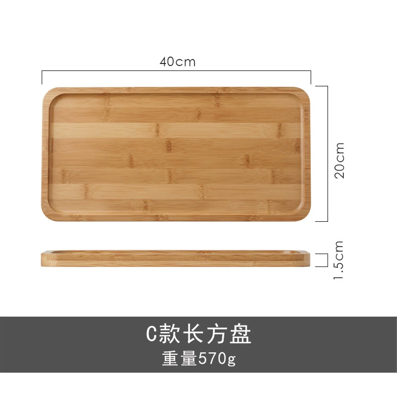 Wooden Tea Tray tableware view 6