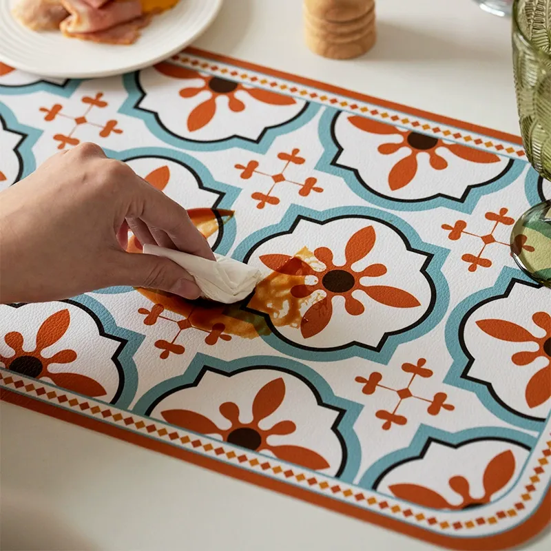 Leather Placemat tableware view 4