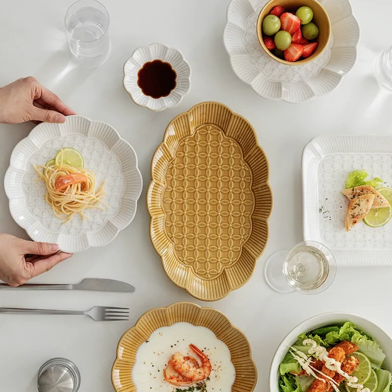 Glazed Ceramic Dinnerware Set