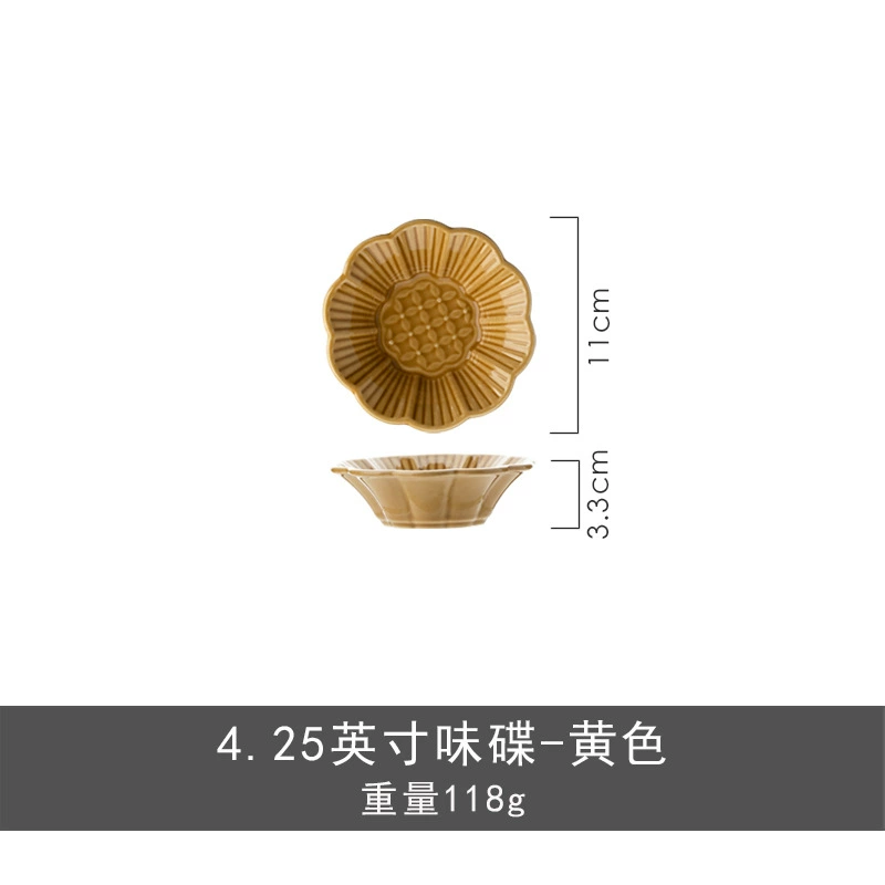 Glazed Ceramic Dinnerware Set tableware view 6