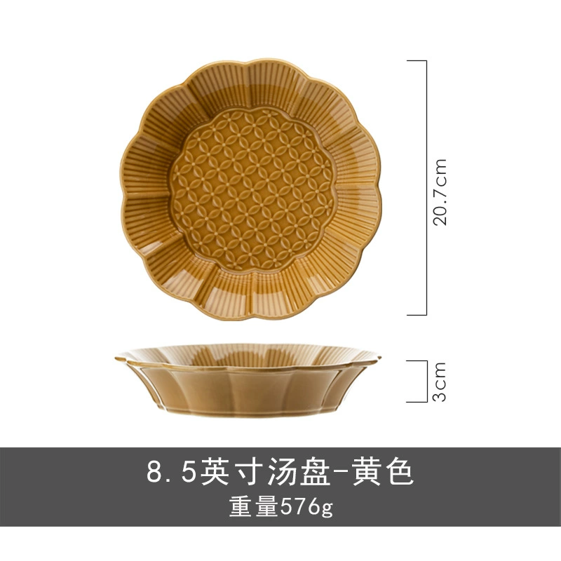 Glazed Ceramic Dinnerware Set tableware view 10