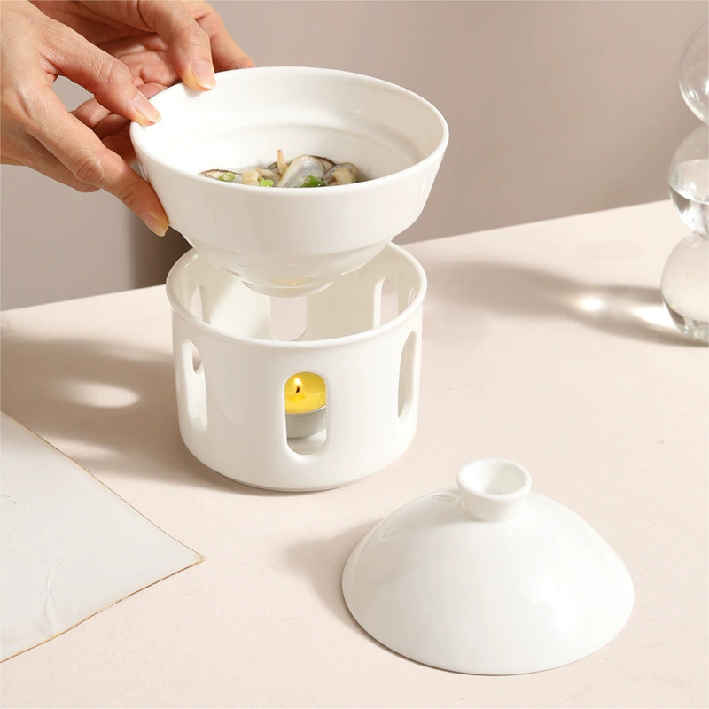 Керамическая супница с крышкой tableware view 3