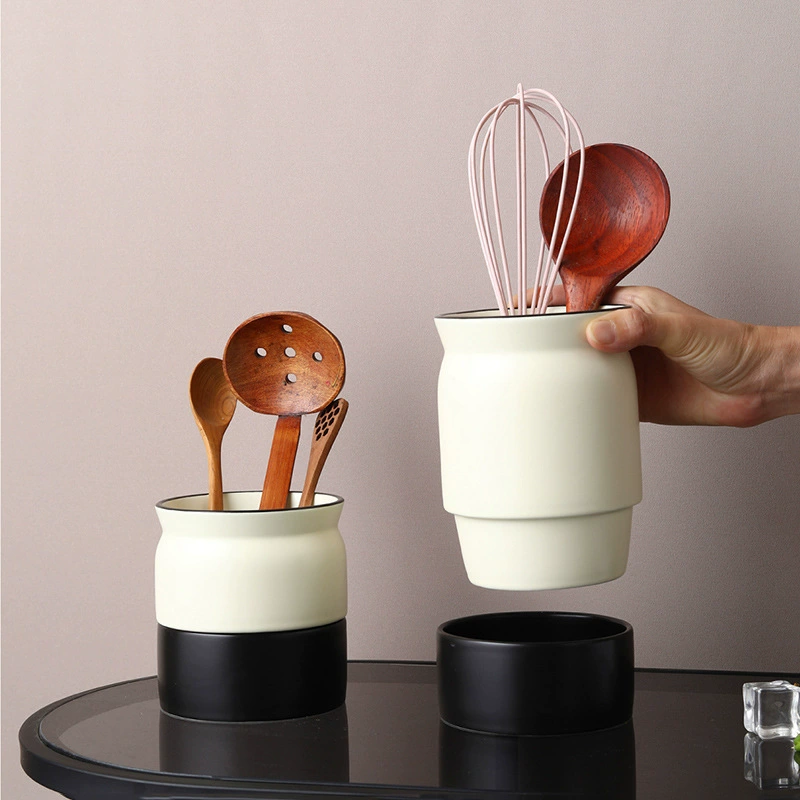 세라믹 수저통 tableware view 2